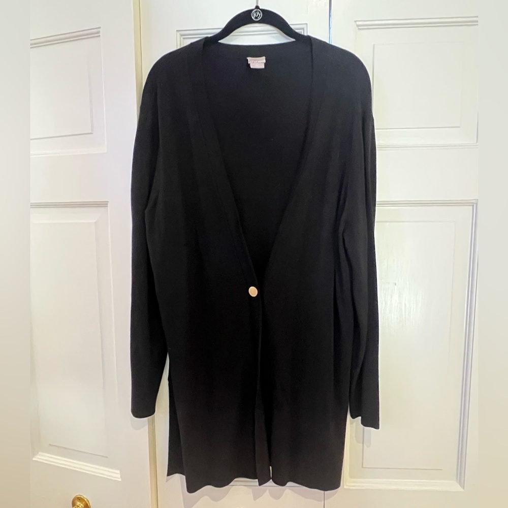 Chico's Classic Black Cardigan